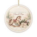 Our First Christmas as Grandparents Personalized Ornament - New Baby Keepsake