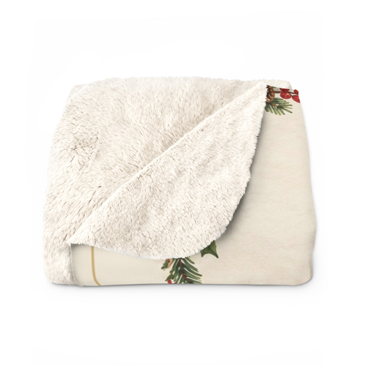 Grandma's Gnomies Personalized Christmas Blanket - Grandkids Names Sherpa Throw