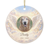 Pet Memorial Photo Ornament - Personalized Dog or Cat Christmas Keepsake