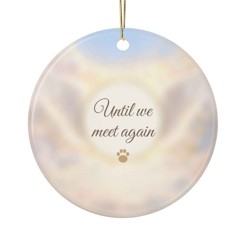 Pet Memorial Photo Ornament - Personalized Dog or Cat Christmas Keepsake